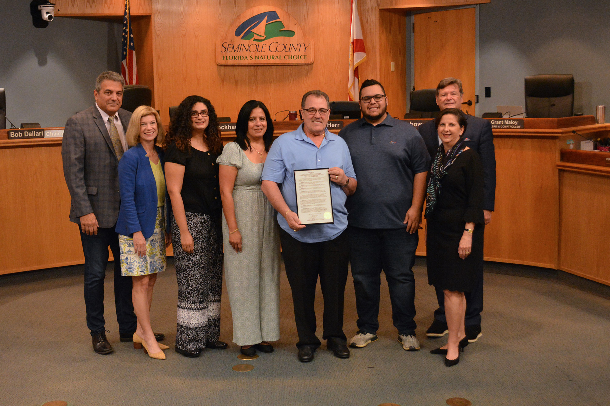 Vete of the Month Private Robert Conte Jr and family