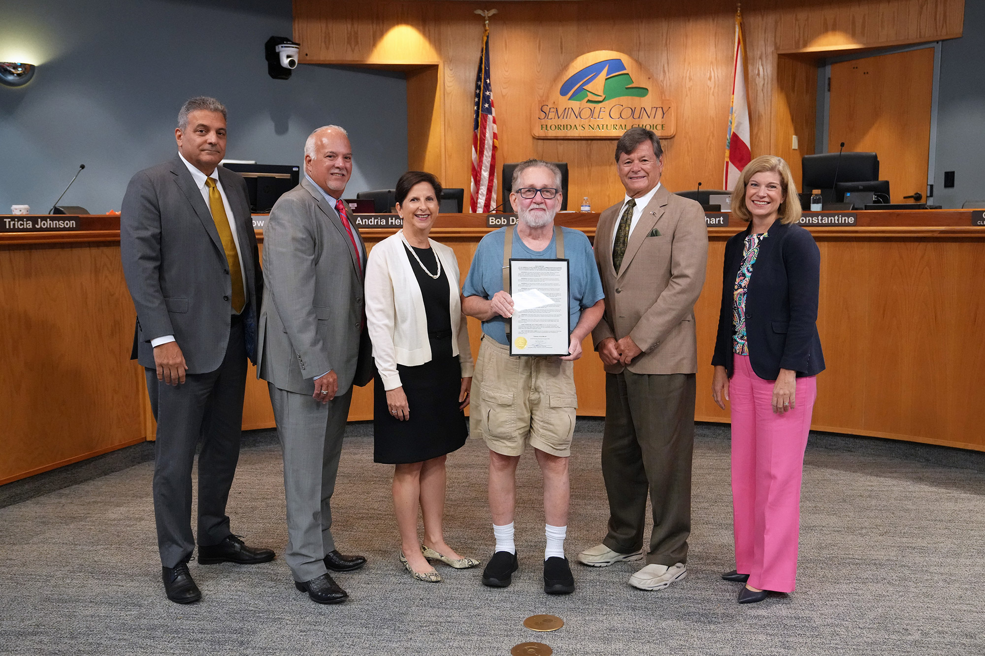 Proclamation August Veteran of the Month Gary Scheuring