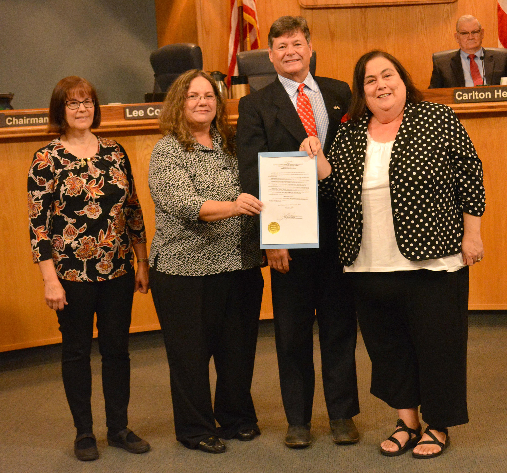 Seminole County proclamation presentation