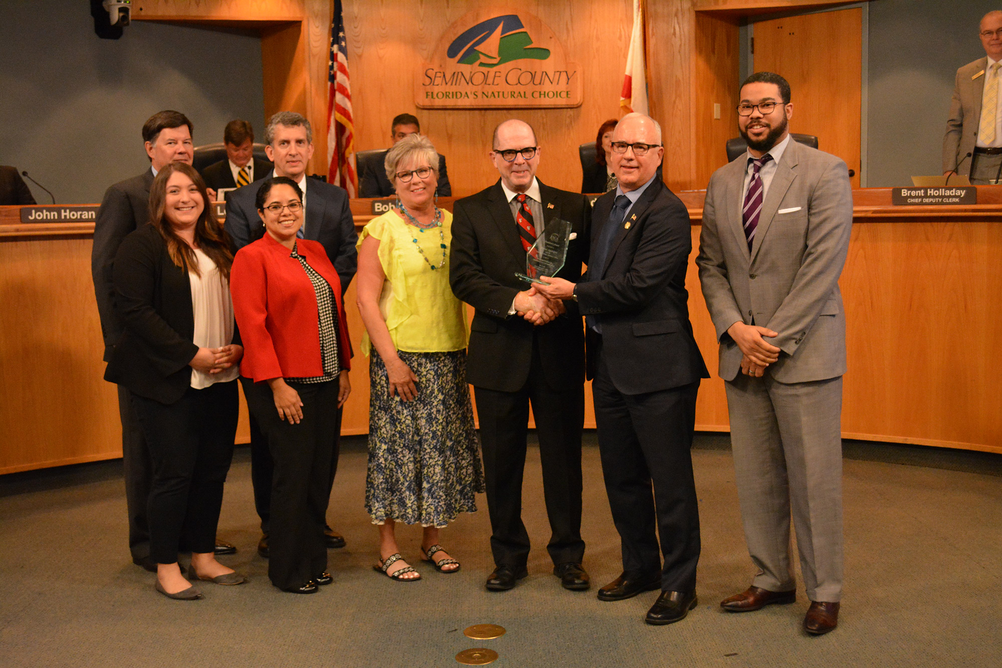 Seminole County award presentation