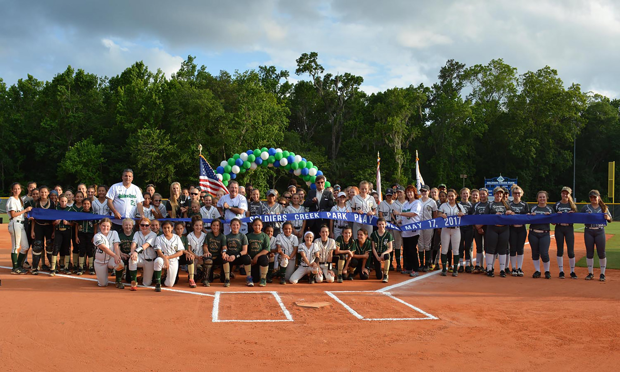 Community softball field